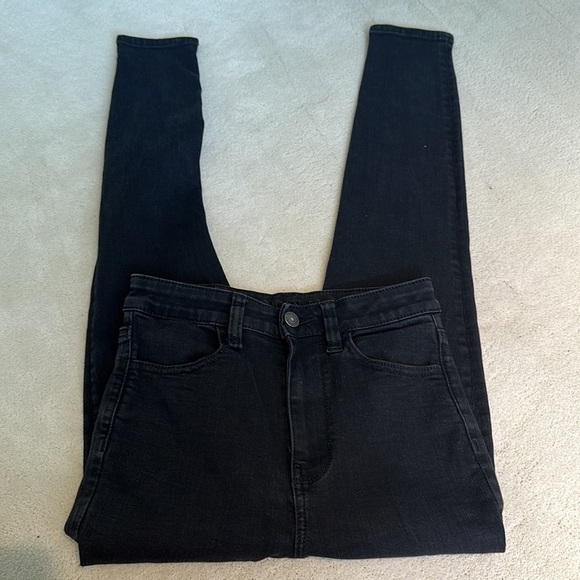 American Eagle Next Level Highest Waist Jeggings in Black.. - Picture 4 of 7